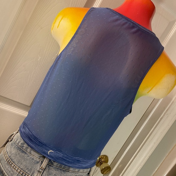 ZYIA ACTIVE Calm Blue Luxe Strappy Sports Bra Active Workout Top NWT - Picture 8 of 12